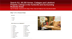 Desktop Screenshot of muskokahomesandcottages.info